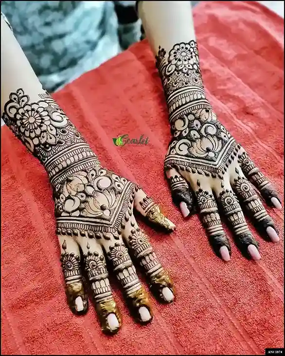 Modern full hand mehndi design Modern full hand mehndi design
