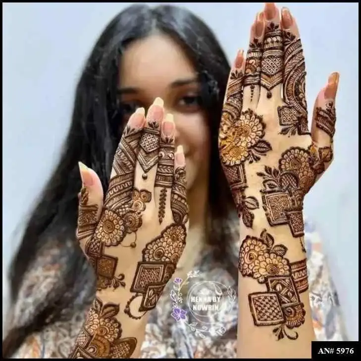 Modern full hand mehndi design Modern full hand mehndi design