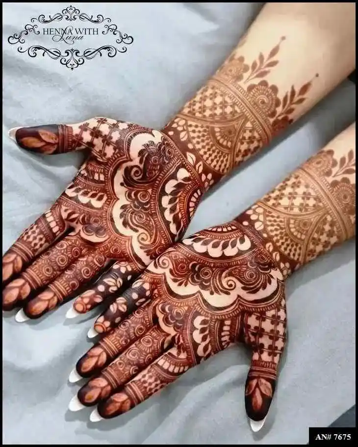 Modern full hand mehndi design Modern full hand mehndi design