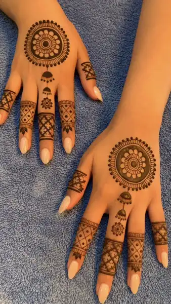 Modern full hand mehndi design Modern full hand mehndi design
