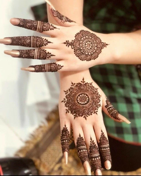 Modern full hand mehndi design Modern full hand mehndi design