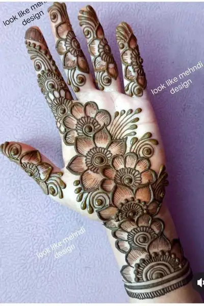 Modern full hand mehndi design Modern full hand mehndi design