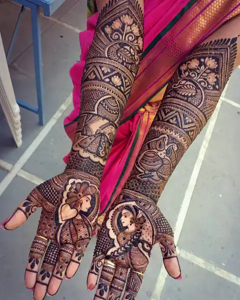 Modern full hand mehndi design Modern full hand mehndi design