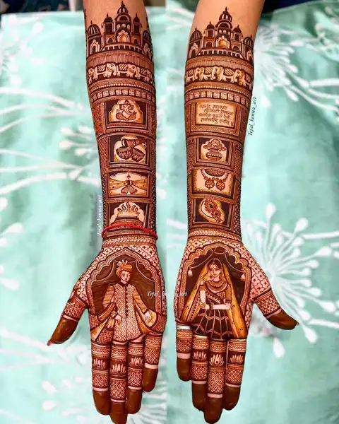 Modern full hand mehndi design Modern full hand mehndi design