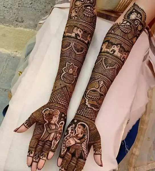 Modern full hand mehndi design Modern full hand mehndi design