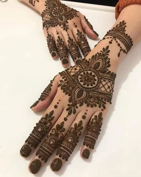 Modern full hand mehndi design Modern full hand mehndi design