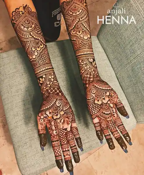 Modern full hand mehndi design Modern full hand mehndi design