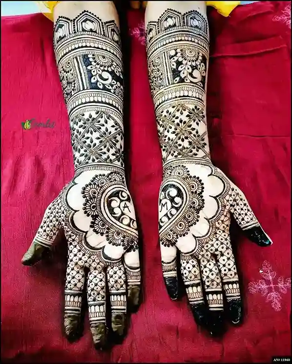 Modern full hand mehndi design Modern full hand mehndi design
