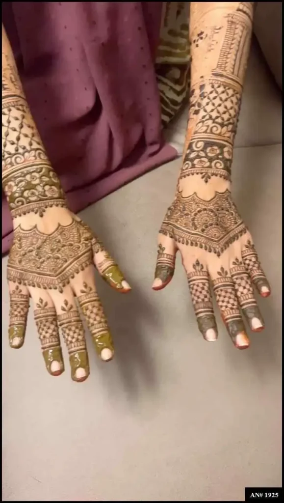 Modern full hand mehndi design Modern full hand mehndi design