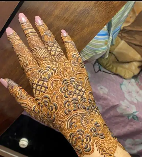 Modern full hand mehndi design Modern full hand mehndi design