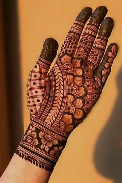 Modern full hand mehndi design Modern full hand mehndi design