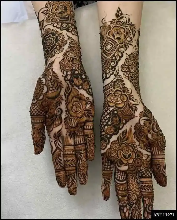 Modern full hand mehndi design Modern full hand mehndi design