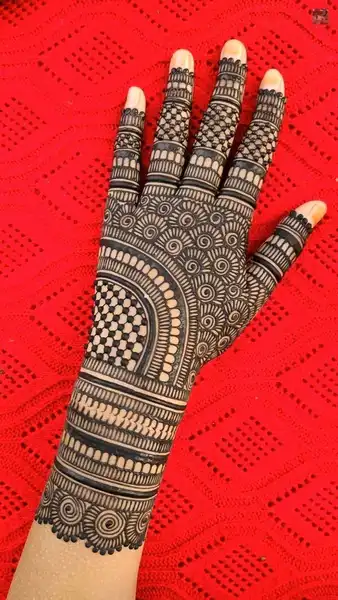 Modern full hand mehndi design Modern full hand mehndi design