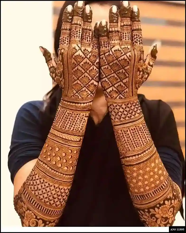 Modern full hand mehndi design Modern full hand mehndi design