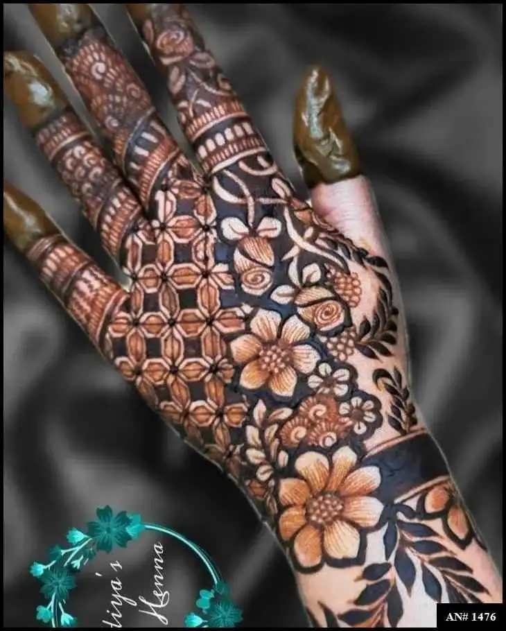Modern full hand mehndi design Modern full hand mehndi design