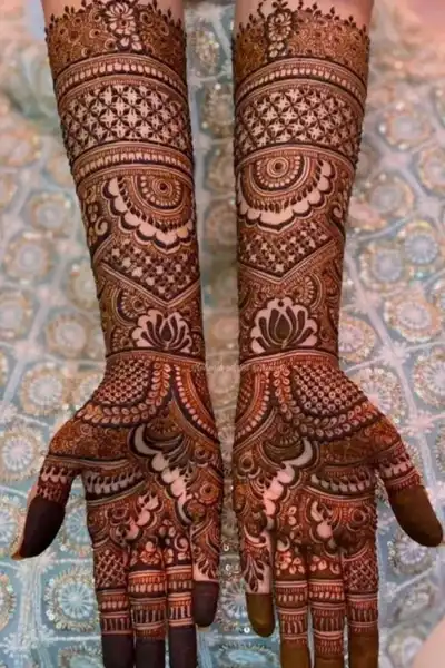 Modern full hand mehndi design Modern full hand mehndi design