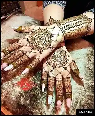 Modern full hand mehndi design Modern full hand mehndi design