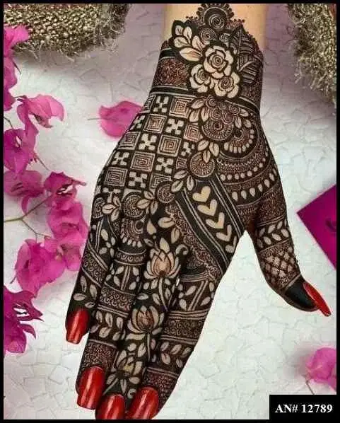 Modern full hand mehndi design Modern full hand mehndi design