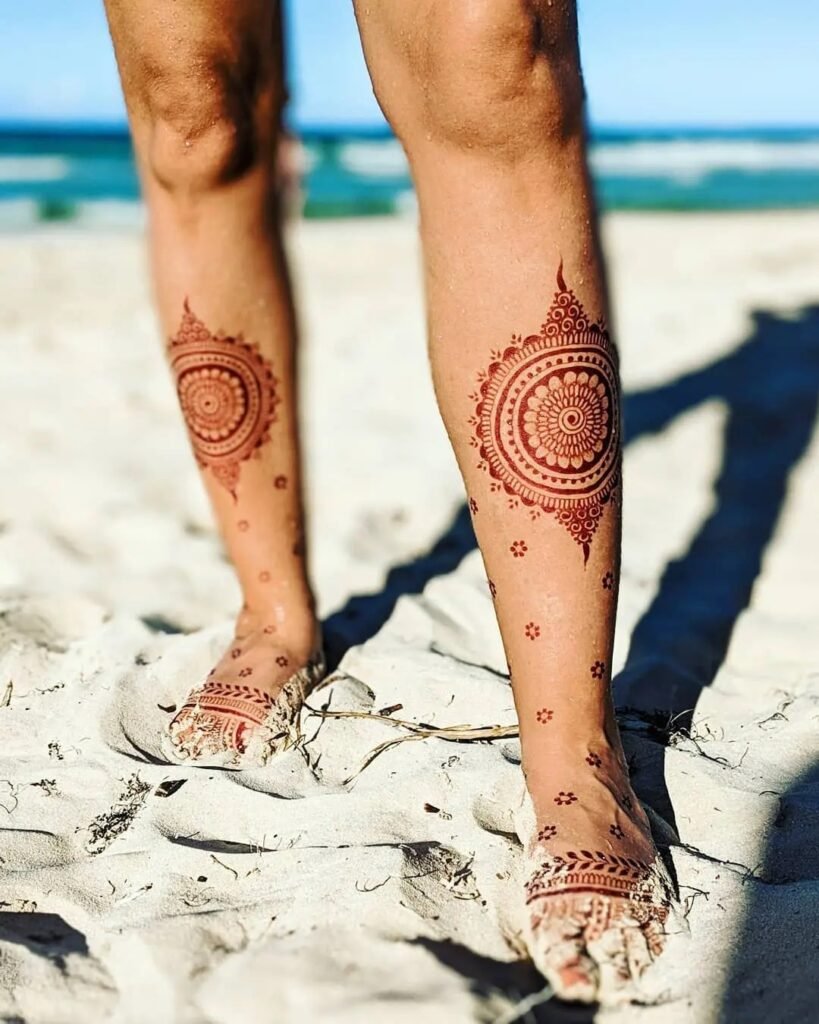 Easy Simple Circle Mehndi Design