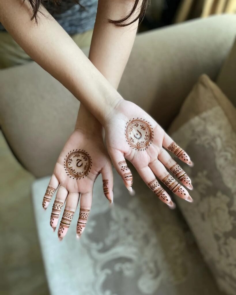 Easy Simple Circle Mehndi Design