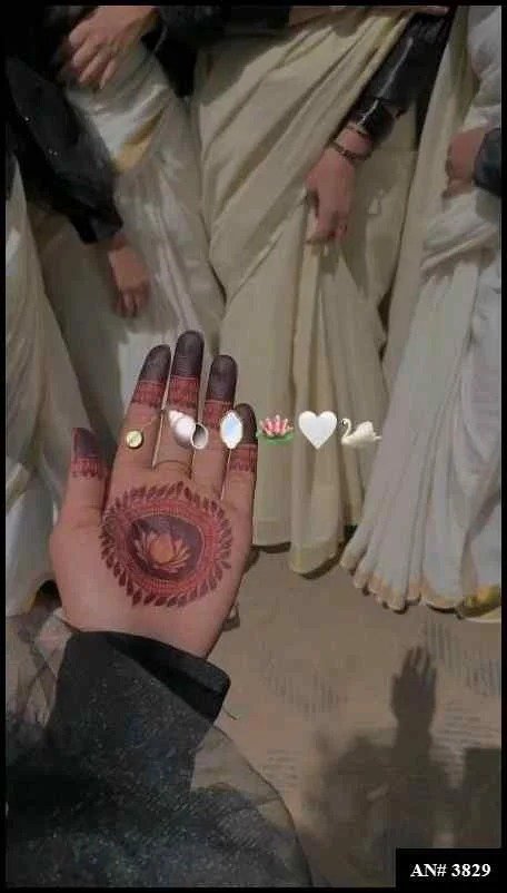 Easy Simple Circle Mehndi Design