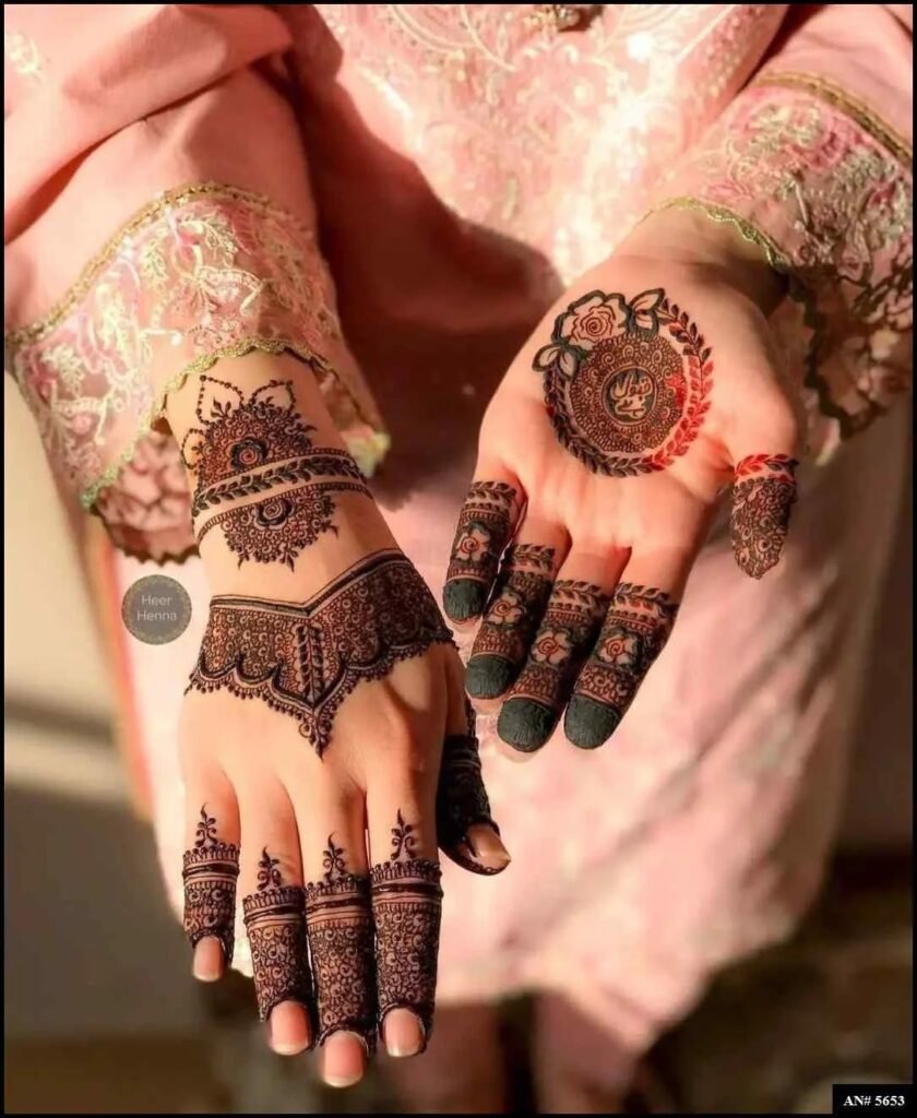 Easy Simple Circle Mehndi Design