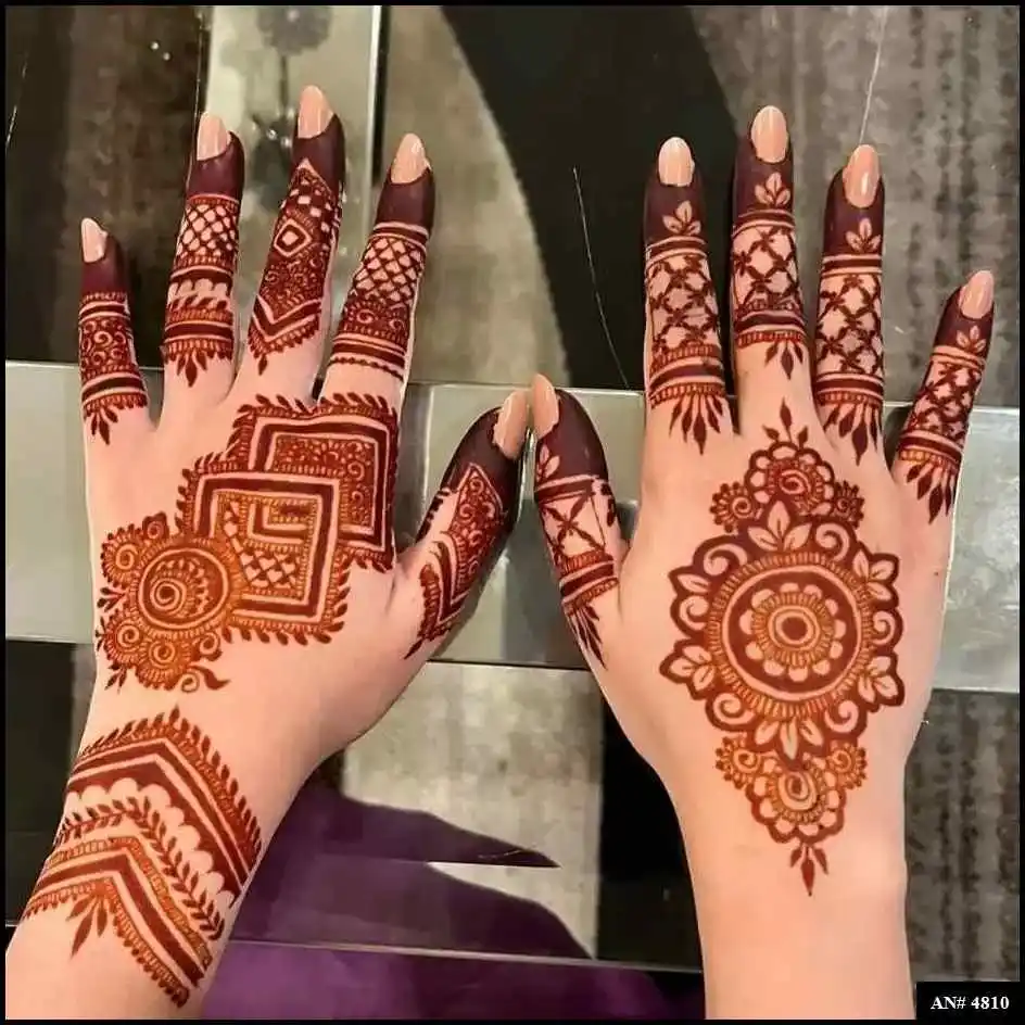 Round Mehndi Design