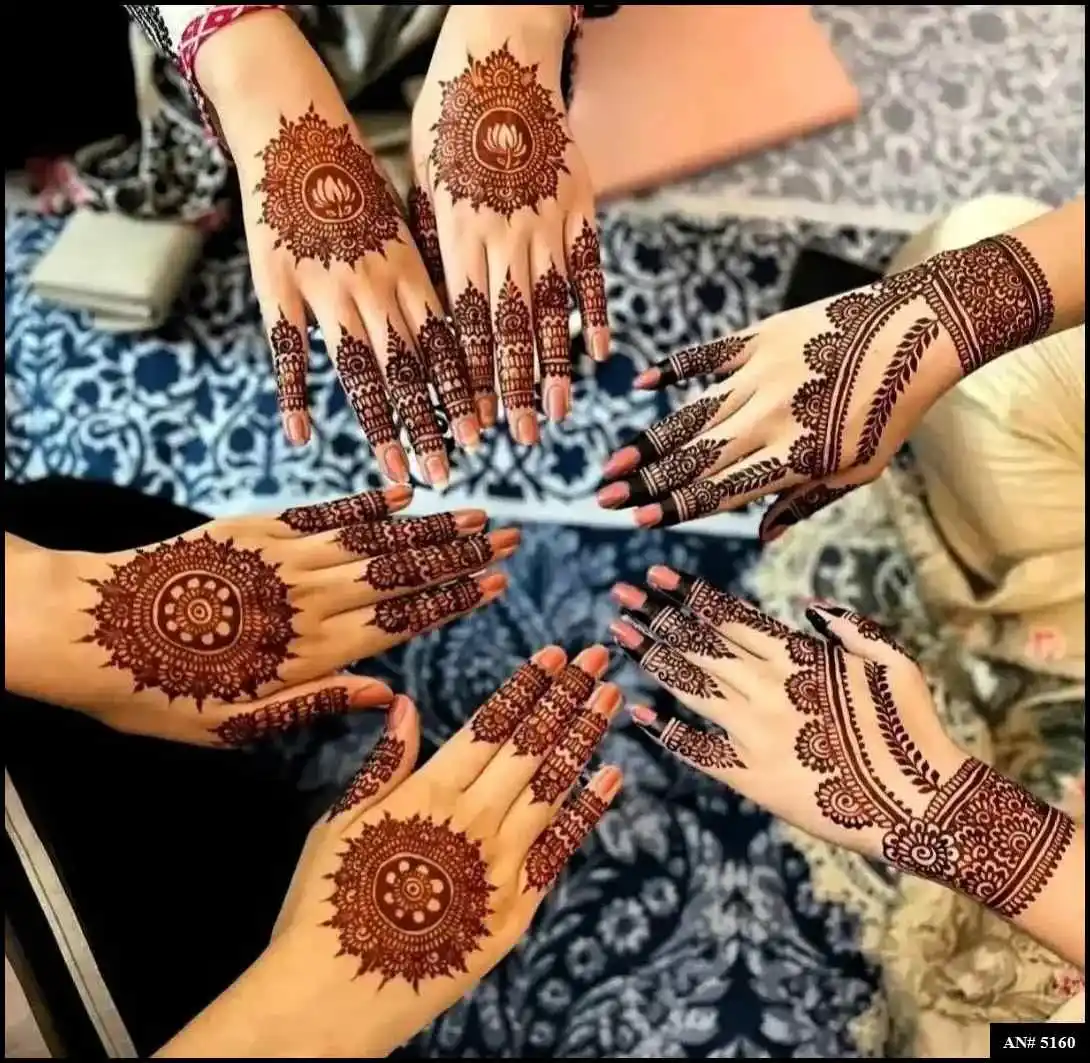Round Mehndi Design