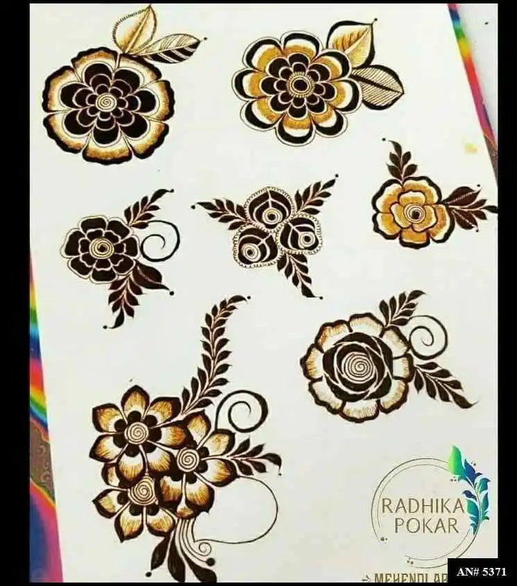 Round Mehndi Design