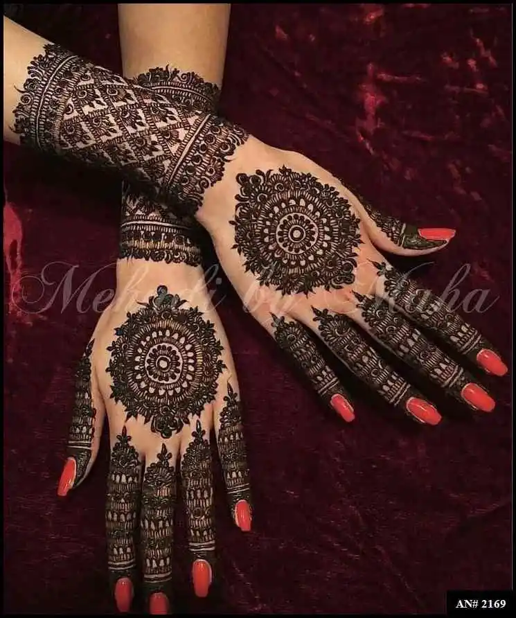 Round Mehndi Design