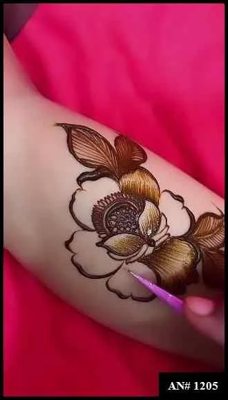 Stylish Mehndi Design No