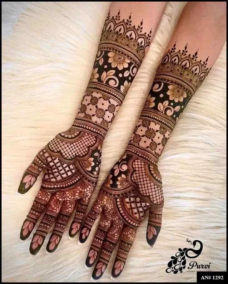 Stylish Mehndi Design No