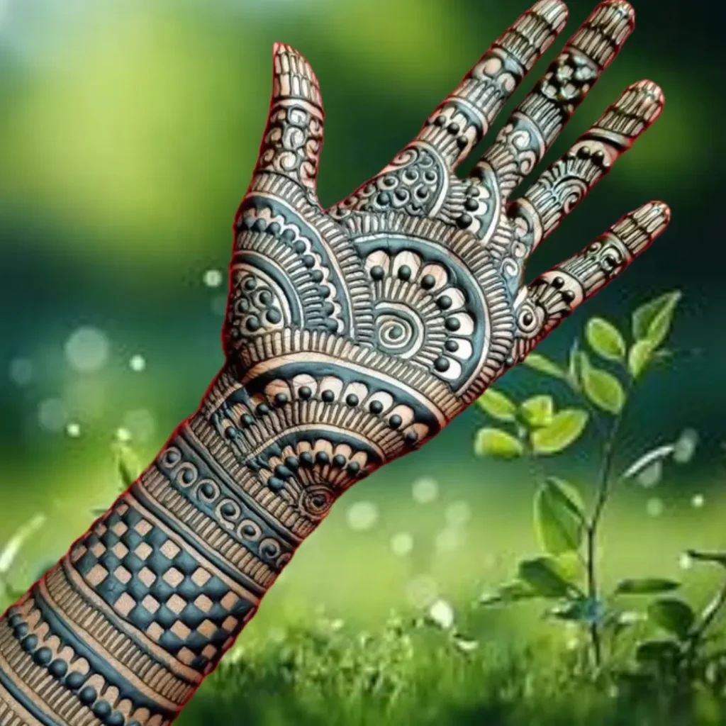 Stylish Simple Full Hand Mehndi Design