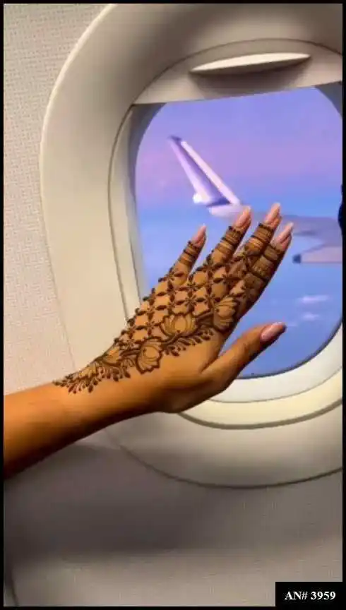 Back Side Mehndi Design