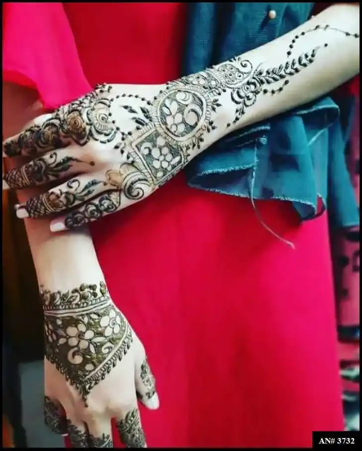 Back Side Mehndi Design