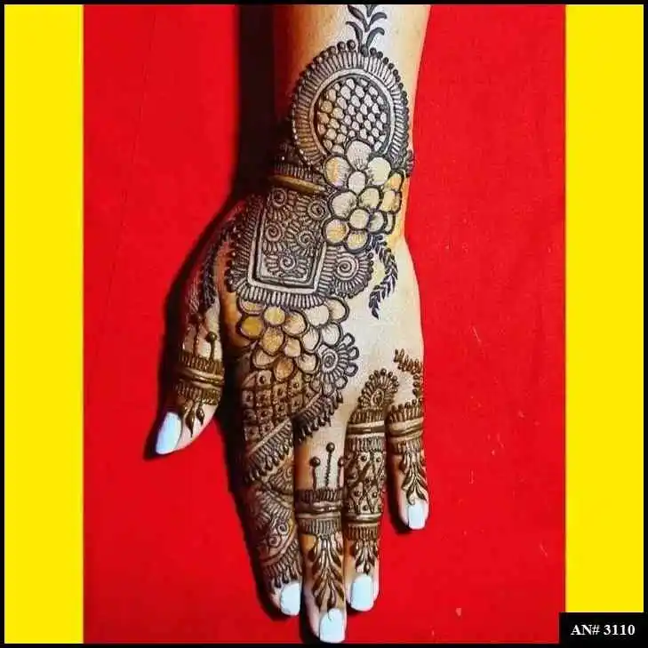 Back Side Mehndi Design
