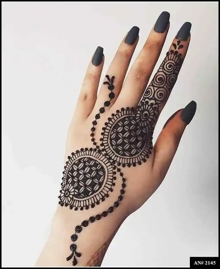 Back Side Mehndi Design