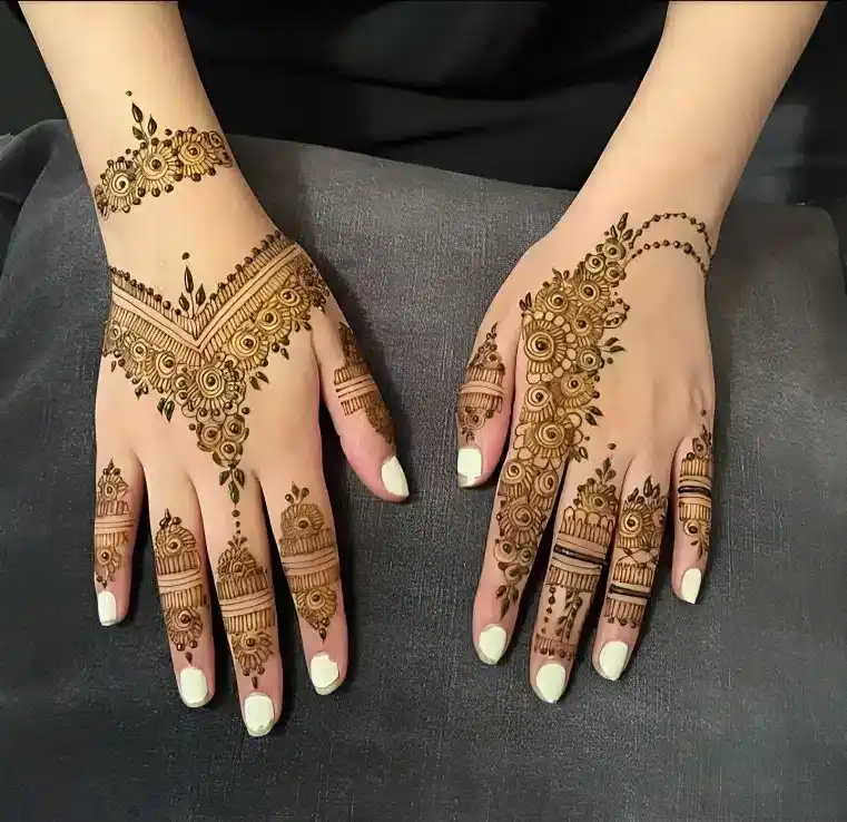 Back Side Mehndi Design