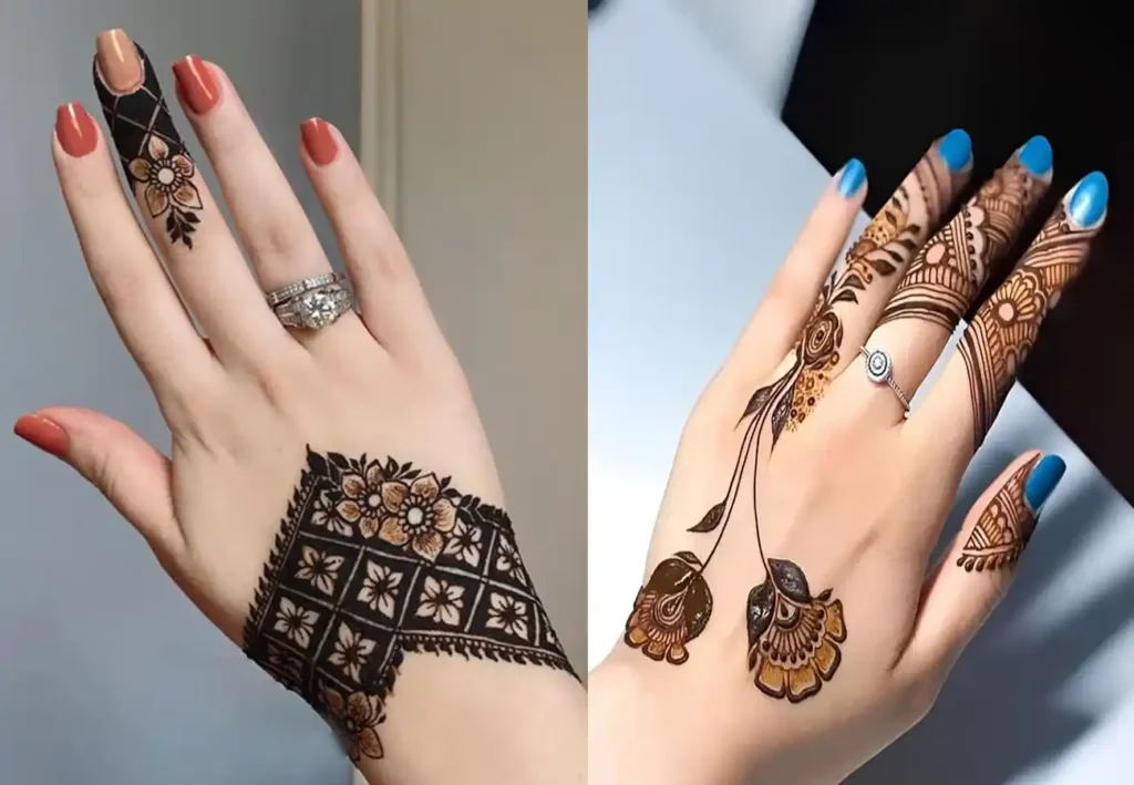 Back Side Mehndi Design