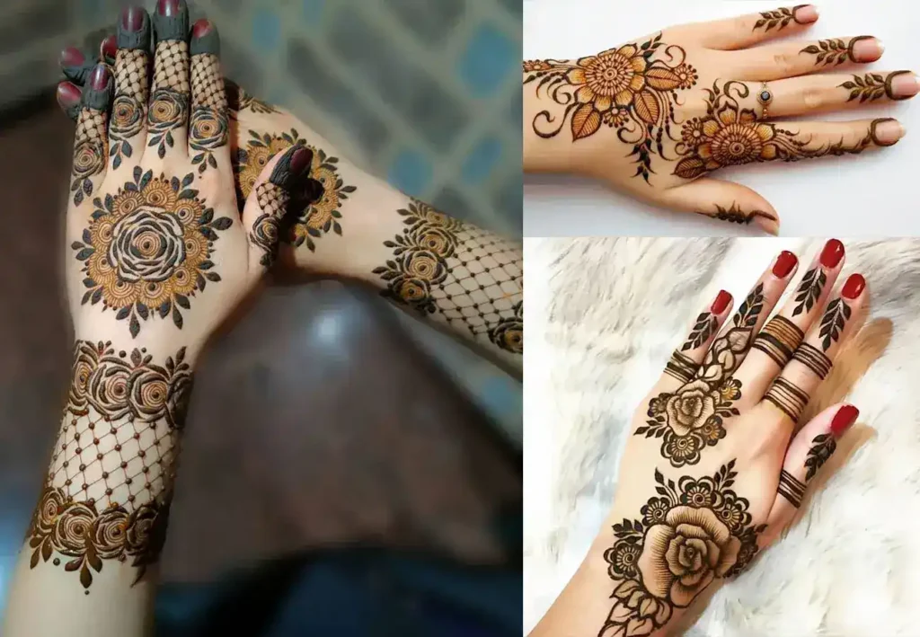 Back Side Mehndi Design