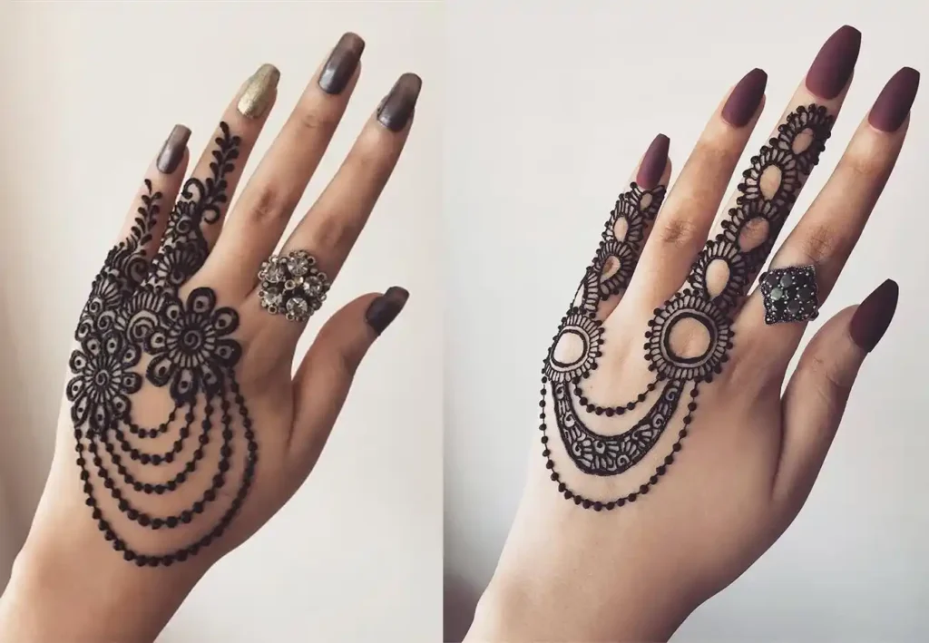Back Side Mehndi Design