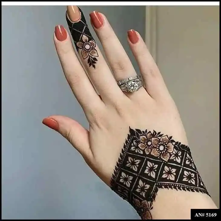 Back Side Mehndi Design