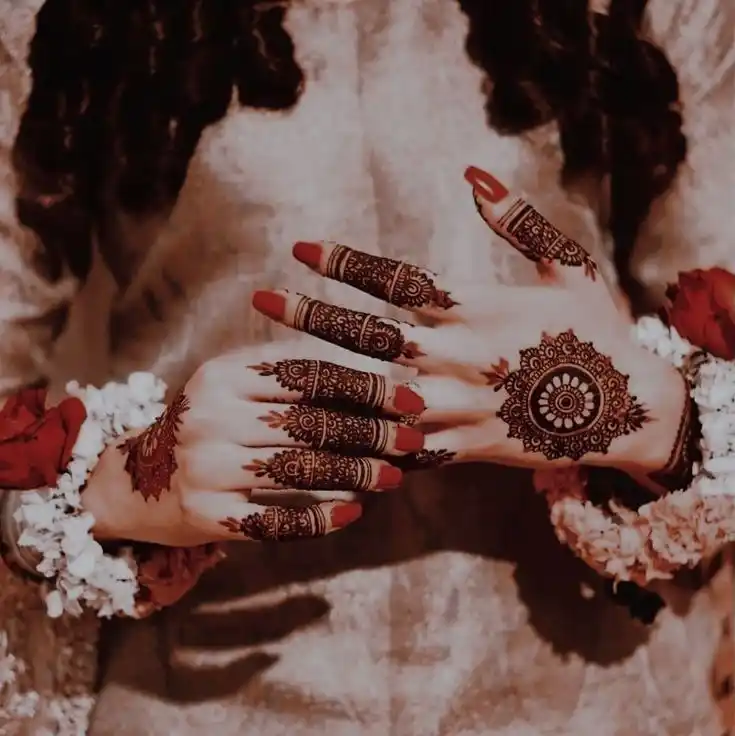 Back Side Mehndi Design