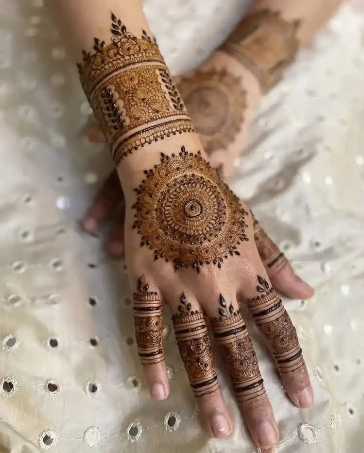 Back Side Mehndi Design