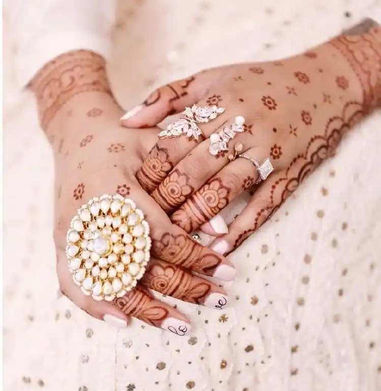 Back Side Mehndi Design
