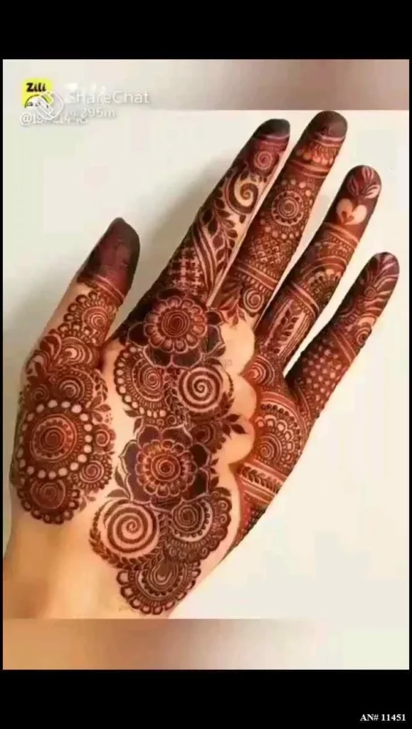 Palm Mehndi Design