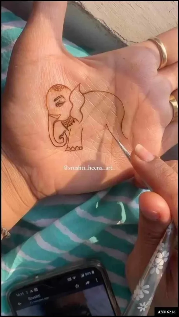 Palm Mehndi Design